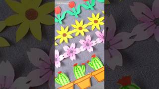 ✨ Easy Decorative Paper Chain ideas 💗 Bulletin Board Border Design || DIY Paper Cutting Decoration