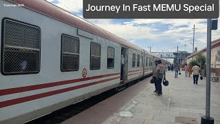 Journey In Aligarh jn  Kanpur Central Fast MEMU Special