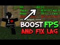 How To Fix Lag and Boost your FPS on Roblox