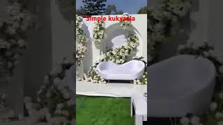 beautiful kukyaala decorations # white and green ,latest