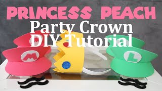 Mario Princess Peach Crown DIY Craft Tutorial