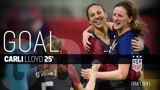 WNT vs. Switzerland: Carli Lloyd First Goal - Oct. 23, 2016