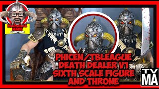 4K Frank Frazetta’s Death Dealer V1 Sixth Scale Action Figure and Throne Phicen TBLeague