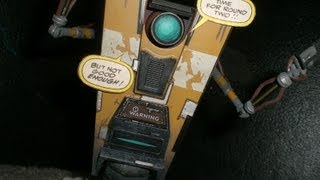 Borderlands NECA Clap Trap CL4P-TP Action Figure Toy Review