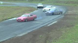 白老サーキット　1JZ×3　ドリフト