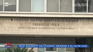 Prof aggrediti da studenti, Modena non è un caso isolato - La vita in diretta - 25/01/2023