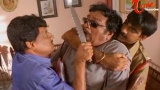 Khadgam Comedy Scene | Ravi Teja Kidnaps Giri Babu To Narrate A Story - NavvulaTV