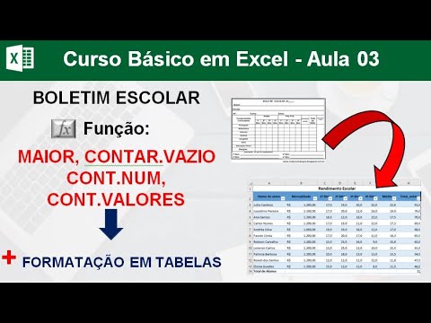 Curso Básico De Excel - Aula 03 - YouTube