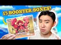 OPENING 15 BOOSTER BOXES OF PRB-01!! CAN WE PULL THE GOD PACK!?