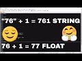 How to convert a STRING to FLOAT/INT in JavaScript.
