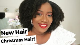 VLOGMAS DAY 7| BEST NATURAL LOOKING 4C/4D HAIR!