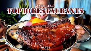 Augusta Food Run | Top 10 Must Try Restaurants 🔥