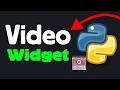 Python Panel Tutorial #17 | Upload and Play Video with FileInput Widget