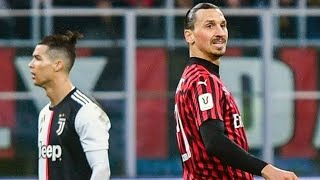 AC Milan vs Juventus 1-1  | CR7 vs IBRA | Semi-finals | Coppa Italia