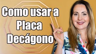 Torne seu pedido super potente 💪 Como usar a Placa radiônica Decágono | Márcia Dhonella