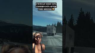 😱Did This Truck 🚛 Ever Stop 🛑 😰😳 #ladytrucker #pinkiedabney