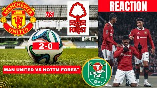 Manchester United vs Nottingham Forest 2-0  Live  Carabao Cup Football Match Commentary Highlights