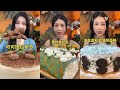 【ASMR】【MUKBANG】甜品 Cream lava cake, tiramisu, oreo | KWAI EATING SHOW | DESSERT MUKBANG | 食べる丨吃播