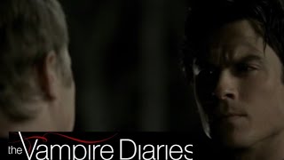 TVD S1 - Damon snaps John’s Neck