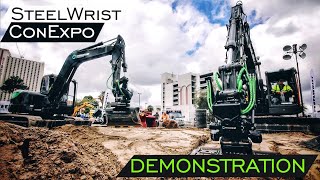 STEELWRIST DEMO at ConExpo 2020! (Tilt-rotator)