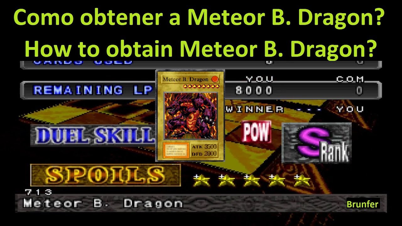 Como Obtener Al Meteor B. Dragon?/How To Obtain Meteor B. Dragon? || Yu ...