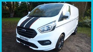 Walk around video of our 21/70 Ford Transit Custom 2.0 290 EcoBlue Sport, 30,000 Miles Full History