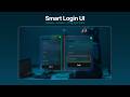 Advanced Login Form UI with Validation Animation | Glassmorphism + Flip Form (HTML CSS JS)