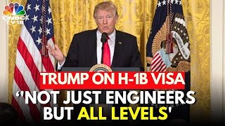 LIVE: Donald Trump On H1-B Visa Crackdown \