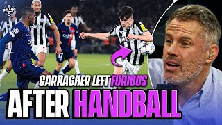 Jamie Carragher FURIOUS with handball rule after Newcastle draw! | UCL Today | CBS Sports Golazo