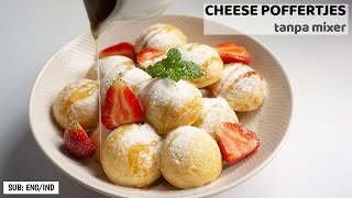 HOW TO MAKE CHEESE POFFERTJES | DUTCH MINI PANCAKE