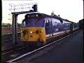 december 1989 salisbury station with class 50s and class 33s