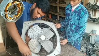 18 inche Exhaust Fan winding Data | Exhaust Fan winding | এডজাস্ট ফ্যান কয়েল বাধাই //