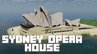 Building the Sydney Opera House in Minecraft!