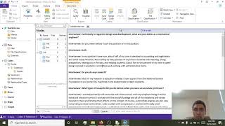 How to code interviews in NVivo if you already have a codebook and transcript