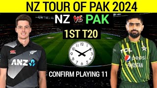 Pakistan vs New Zealand 1st T20 Match 2024 Playing 11 | Nz Tour Pak T20 Series 2024 | Pak vs Nz
