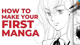 😳 How to Make your FIRST Manga | Beginner Mangaka Tutorial