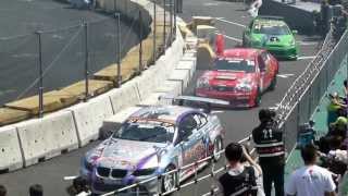 D1チャンピオンズ in お台場 選手＆マシン退場 2012/04/15