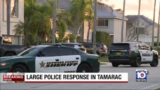 Heavy police presence observed in Tamarac neighborhood