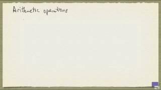 Week 1 - Tuple Arithmetic