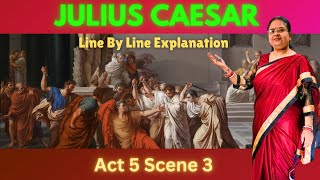 Julius Caesar Act 5 Scene 3 | Act 5 Scene 3 Julius Caesar | ICSE Class 10 | @irinainstanteducation