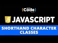 Shorthand Character Classes In JavaScript | Character Classes In JavaScript | JavaScript |SimpliCode