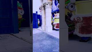 あまりの寒さにグリーティングをストライキするミニオンズ🍌　 #shorts #usj #ミニオン