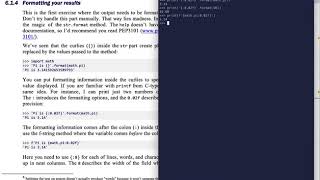 Tiny Python Projects: Ch 6 Pt 5 (Formatting strings and output)