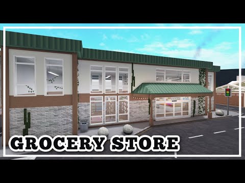 Aesthetic Grocery Store Speed Build | BLOXBURG ROBLOX | ROBUILDS - YouTube