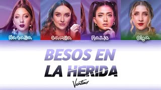 Ventino - 'Besos En La Herida' (Color coded lyrics esp/eng)