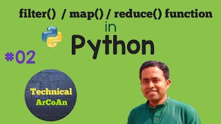filter() map() reduce() function in Python | Python Tutorial for Beginners