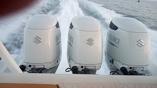 Seatrial triple suzuki outboard