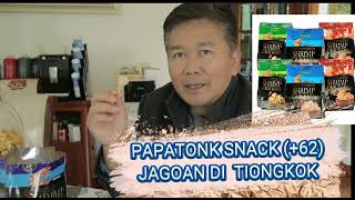 Snack krupuk PAPATONK (+62) Jago di Tiongkok