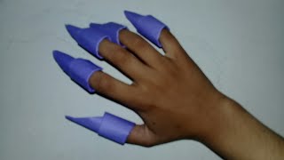 How to make paper Black panther claws