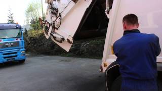 MAN NTM 2 chamber garbage truck 2